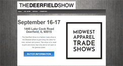 Desktop Screenshot of midwestappareltradeshows.com