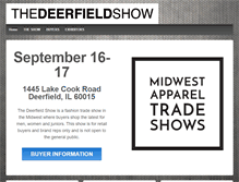 Tablet Screenshot of midwestappareltradeshows.com